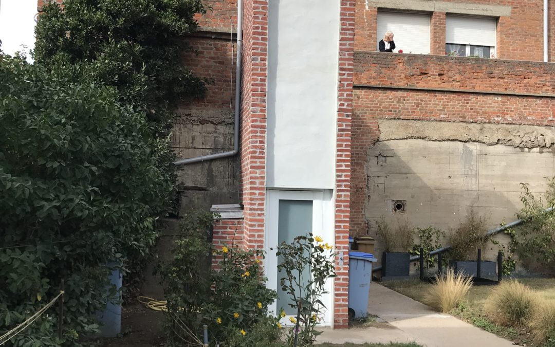 Construction d’une cage d’ascenseur de maison à Dunkerque