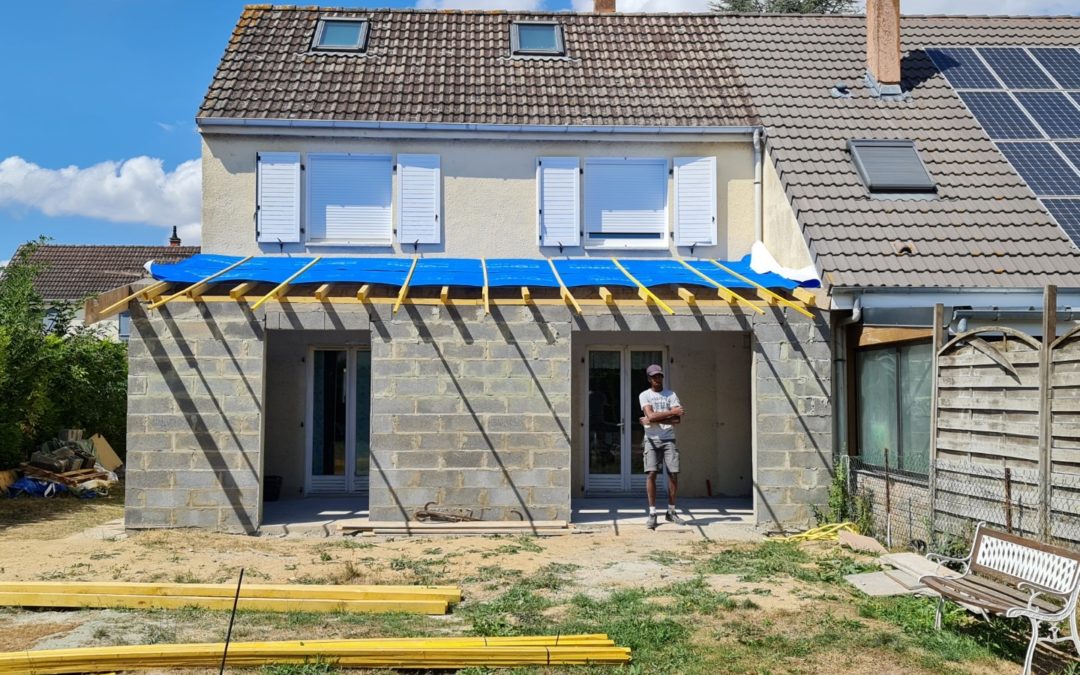 Extension de maison individuelle en parpaing – Annezin