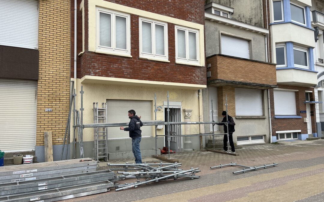 Réfection de Façade d’une Habitation au Bord de Mer à Bray-Dunes