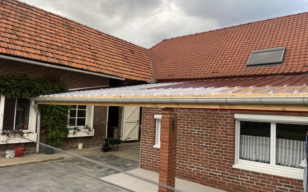 Rénovation de la Toiture d’une Pergola à La Couture