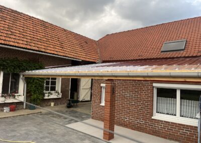Rénovation de la Toiture d’une Pergola à La Couture