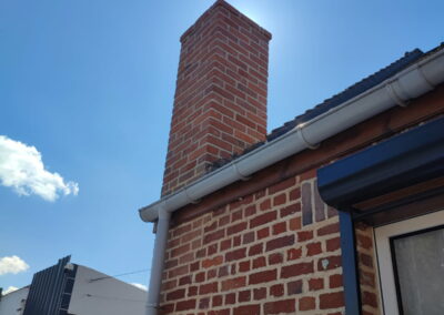 Réfection complète d’une cheminée en briques à Sailly-Labourse